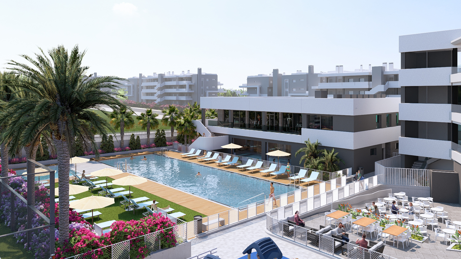 2-bed Bungalow in Torrevieja (Alicante) — Stunning New Bungalow in Torrevieja's Lagoons Village, photo 4