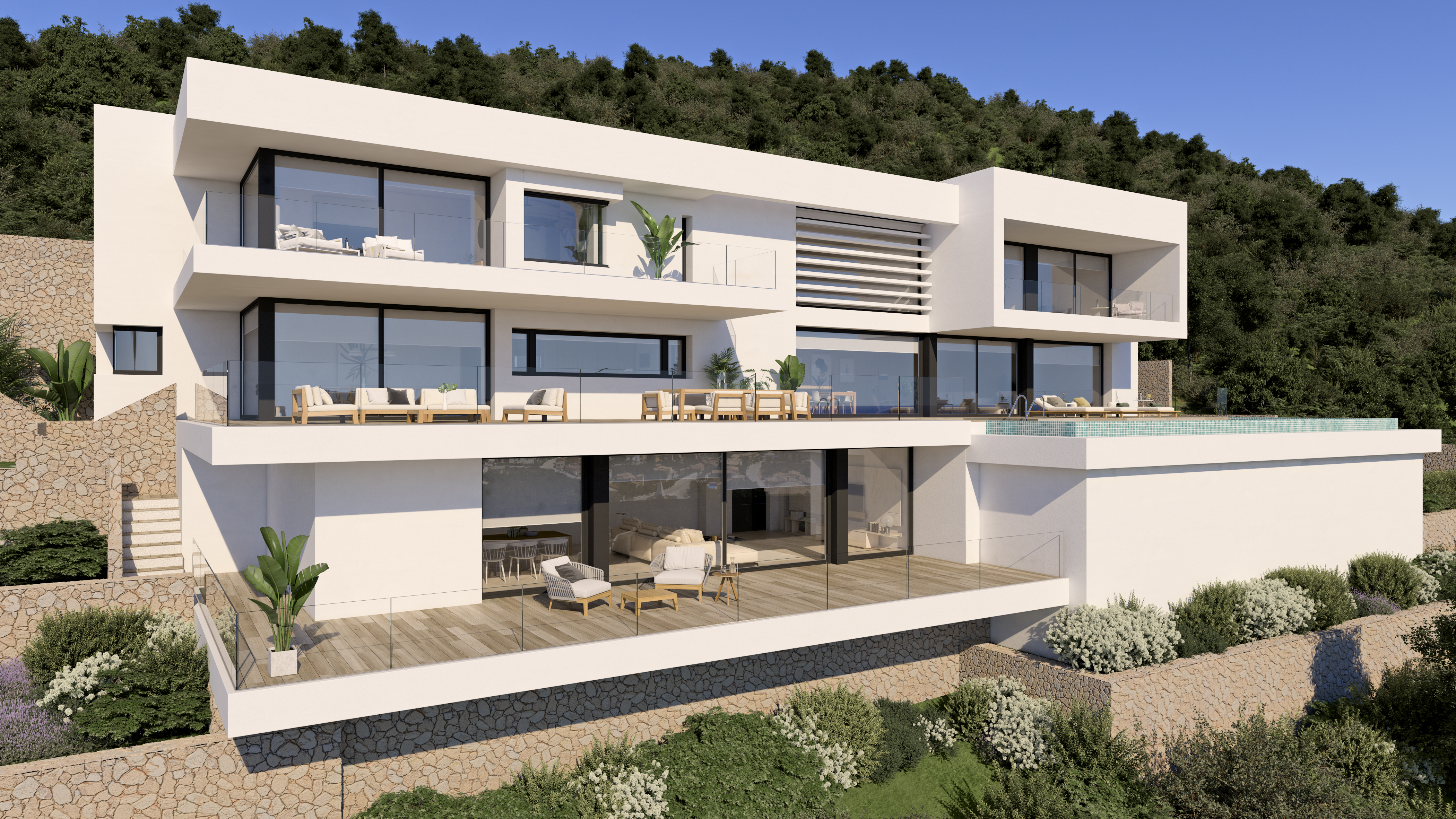 5-bed Villa in Benitachell — Exquisite Villa Marblau: Luxury Living in Benitachell, photo 3