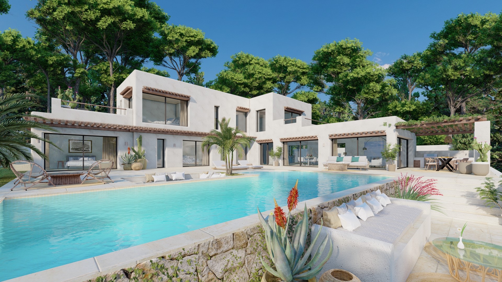 4-bed Villa in Javea — Villa Bela | Luxury Ibiza-Style Villa with Sea Views in Balcon al Mar, Javea, photo 7