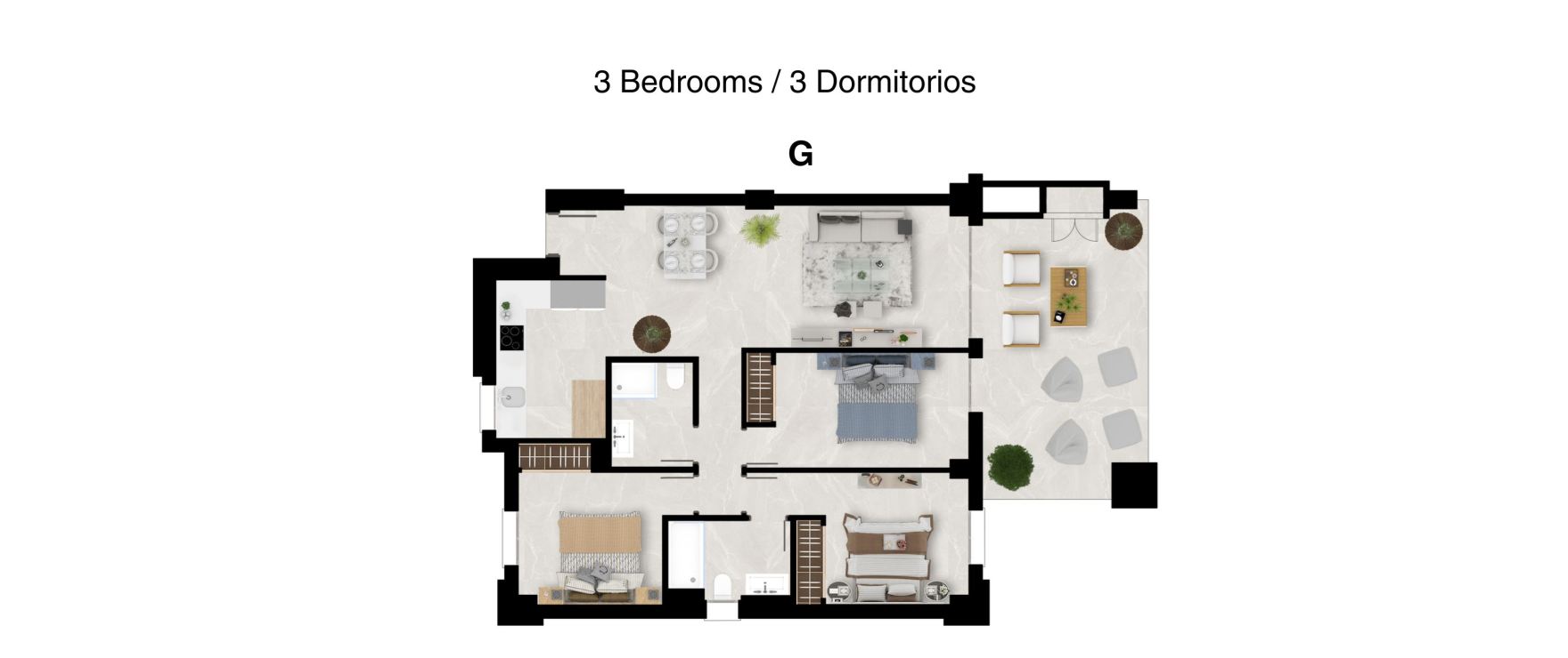 2-bed Apartment in Las Lagunas de Mijas — Stunning New Luxury Apartment in Las Lagunas de Mijas, photo 54