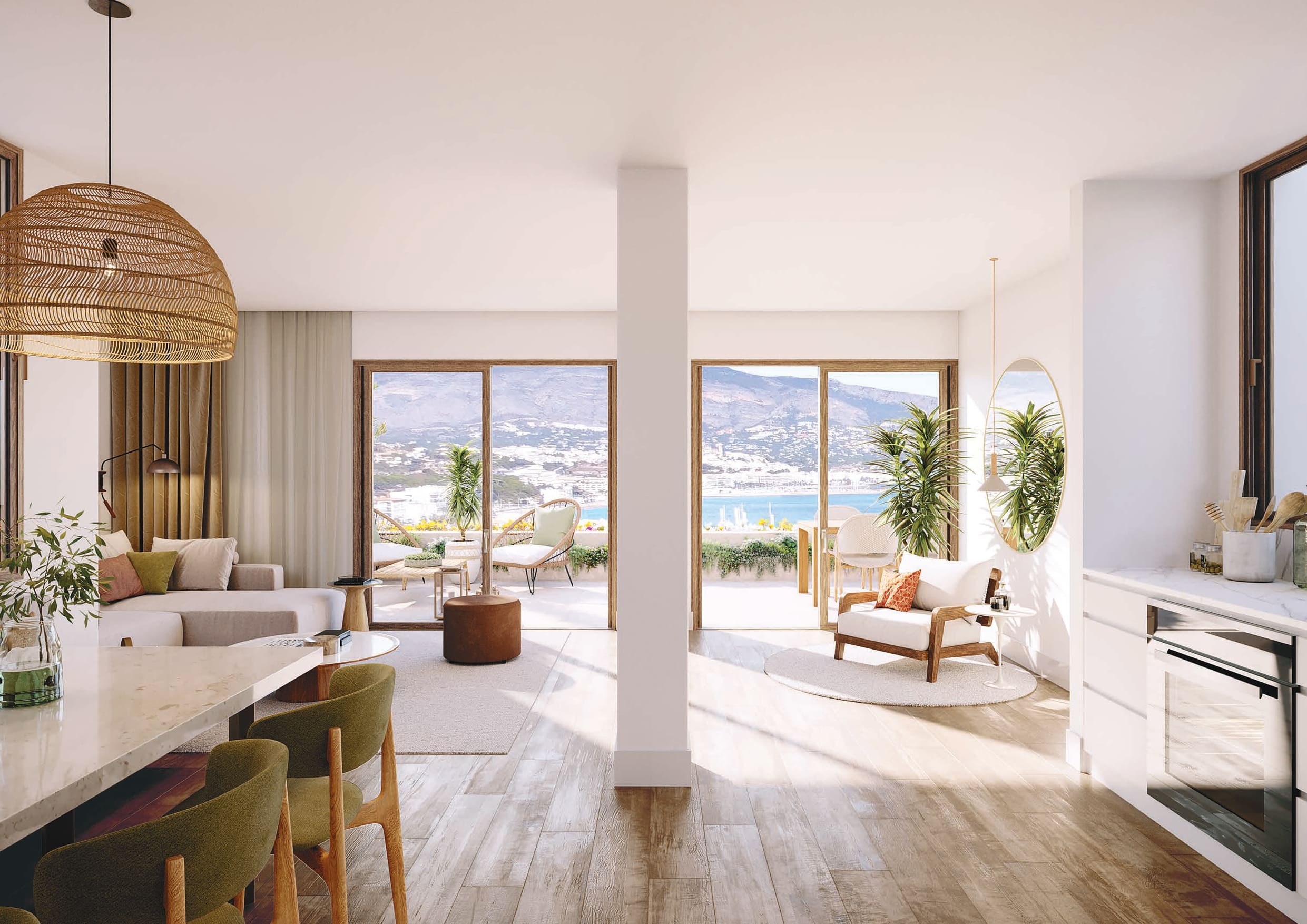 3-bed Penthouse in Alfaz del Pi — New Build Apartments for Sale in Albir Beach with Sea Views | Apartment Girasol 6, photo 2