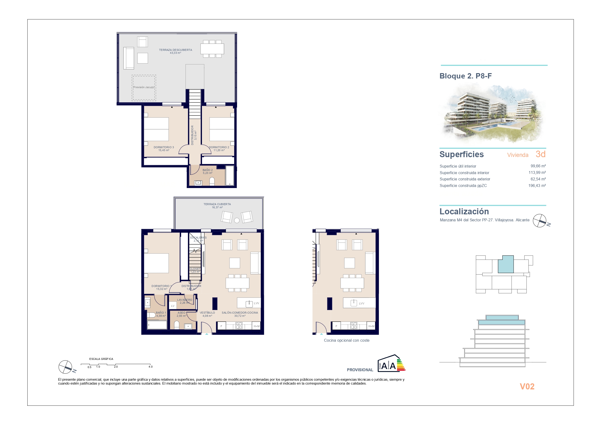 3-bed Penthouse in Villajoyosa — Penthouse Orizonne 3, photo 19
